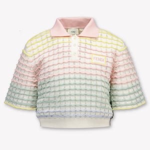 Fendi Kinder Mädchen Polo In Hellrosa