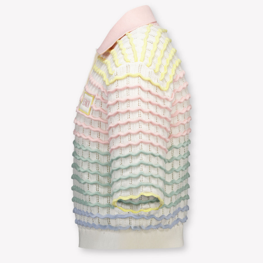 Fendi Kinder Mädchen Polo In Hellrosa