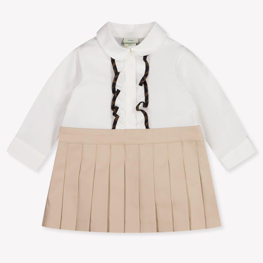 Fendi bebe Chicos Vístete Beige
