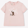 Fendi Unisex-T-Shirt für Babys Hellrosa