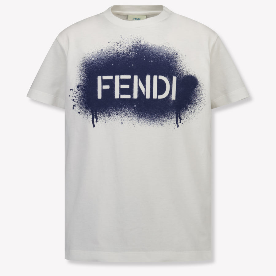 Fendi Enfants Unisexe T-shirt dans Navy