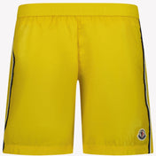 Moncler Kids Boys Swimwear Yellow