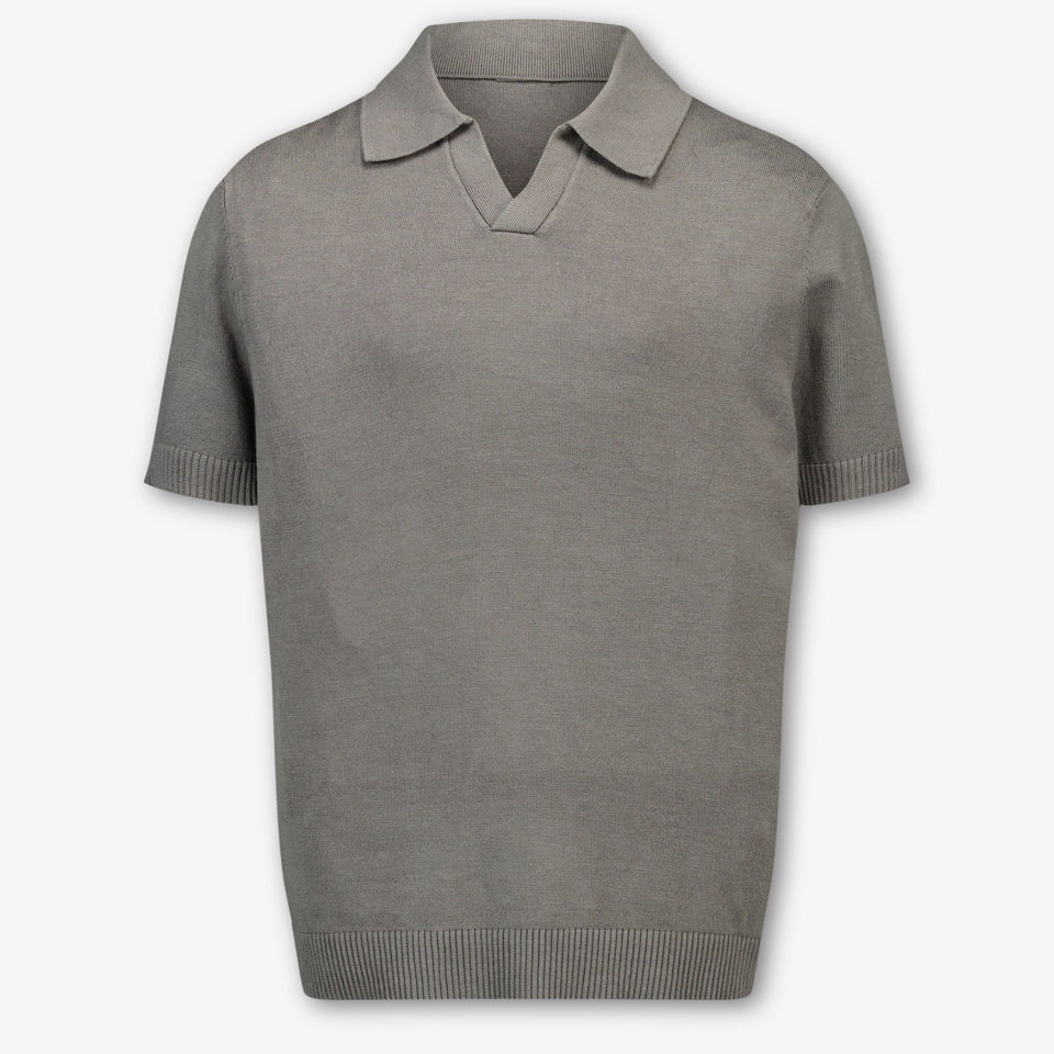 Antony Morato Kids Boys Polo In Olive Green