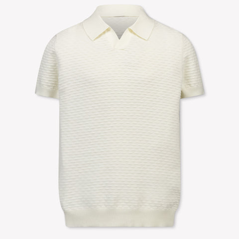 Antony Morato Bambini Ragazzi Polo In Off White