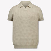 Antony Morato Kids Boys Polo In Beige