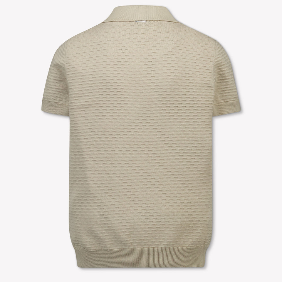 Antony Morato Kids Boys Polo In Beige