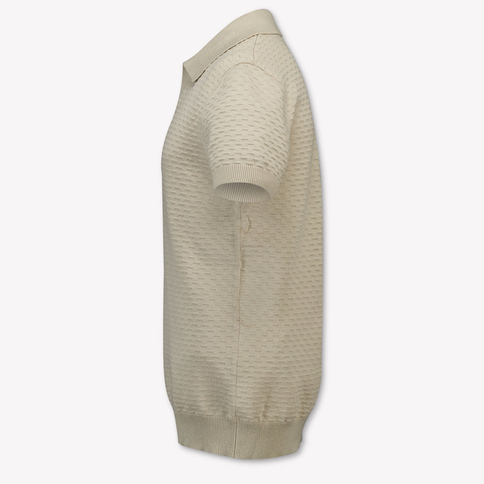 Antony Morato Kids Boys Polo In Beige