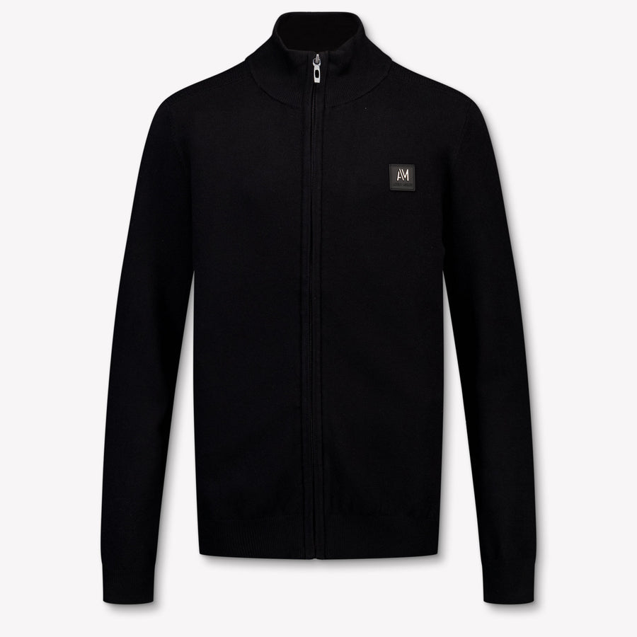 Antony Morato Kids Boys Cardigan In Black
