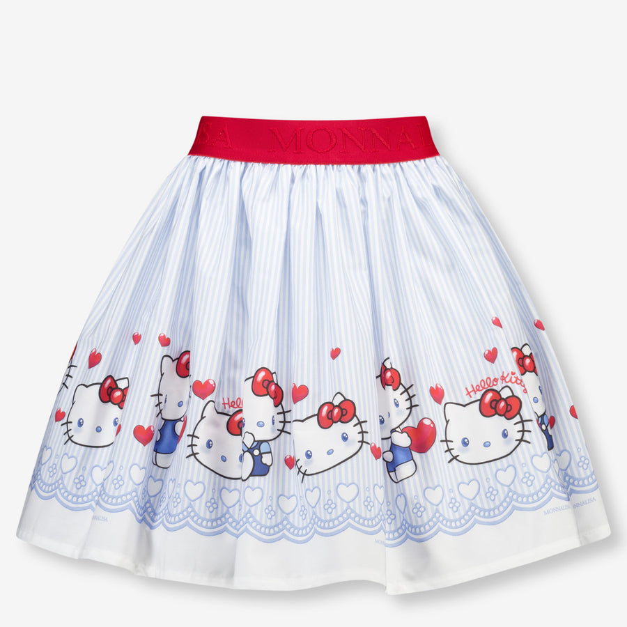 MonnaLisa Enfants Filles Jupe en Bleu Clair