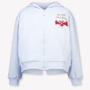 MonnaLisa niños Chicas Cárdigan en Azul Claro