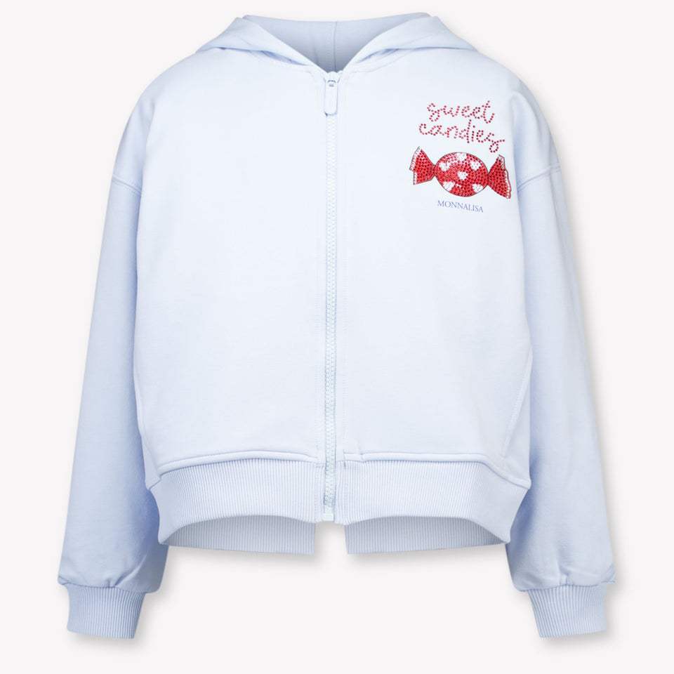 MonnaLisa niños Chicas Cárdigan en Azul Claro