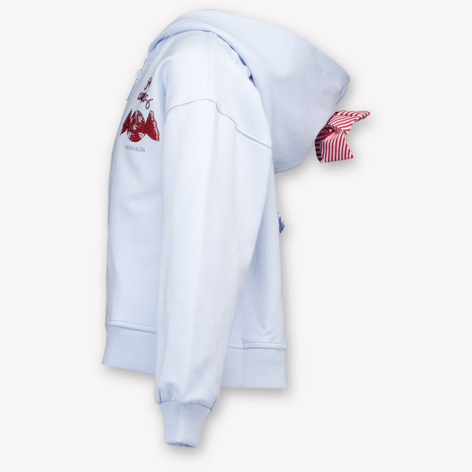 MonnaLisa niños Chicas Cárdigan en Azul Claro