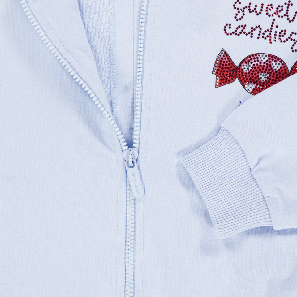 MonnaLisa niños Chicas Cárdigan en Azul Claro