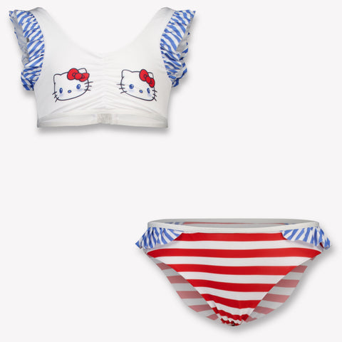 MonnaLisa Kinder Meisjes Zwemkleding In Wit