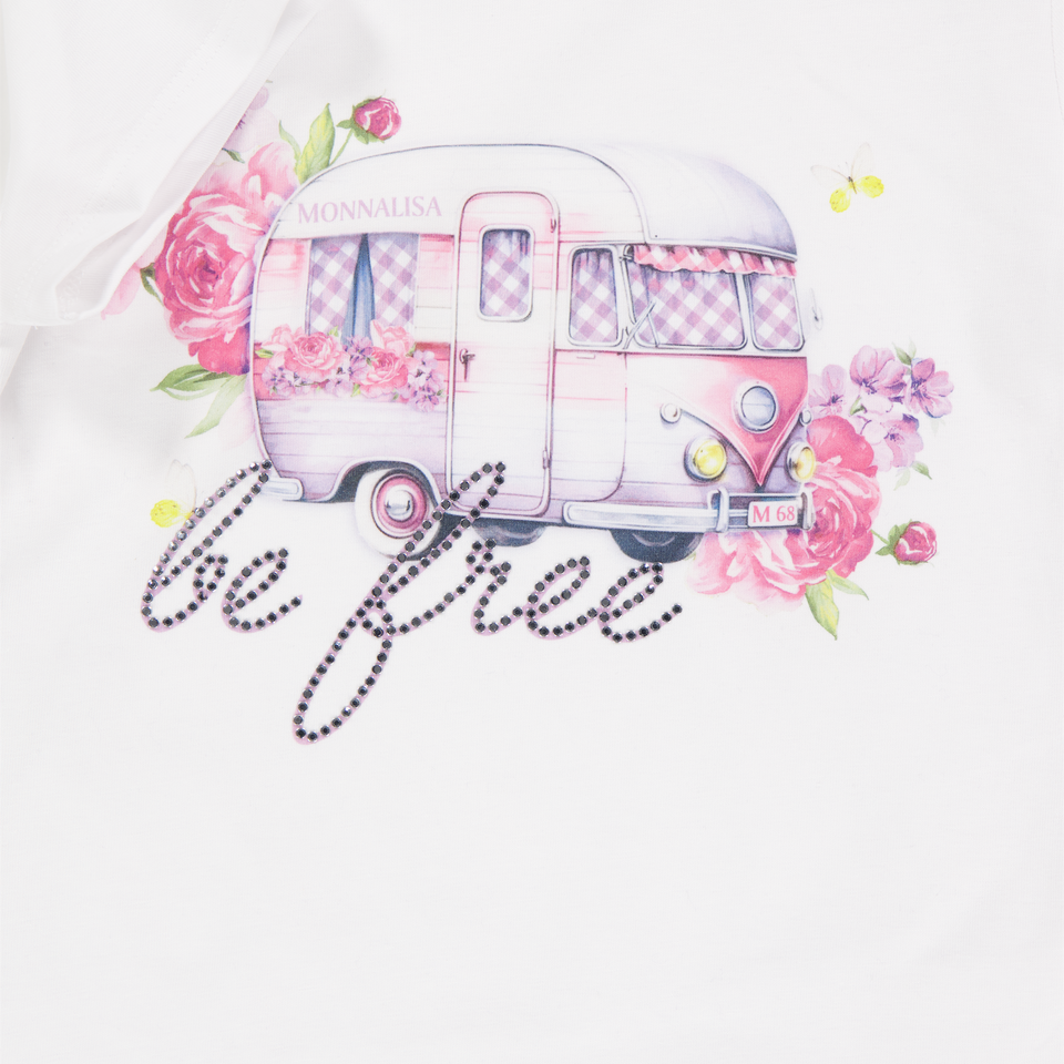 MonnaLisa Bambini Ragazze Maglietta dentro Bianco