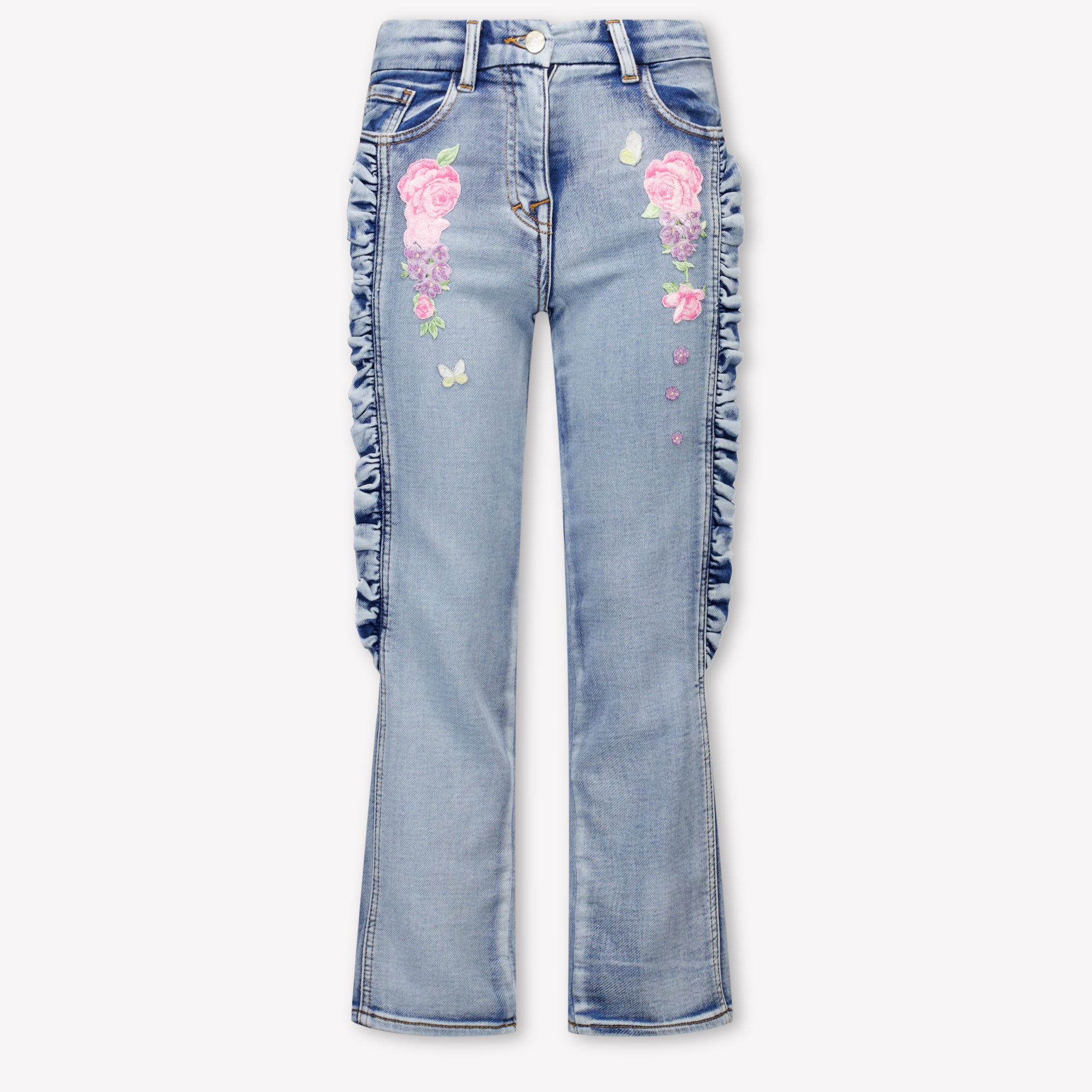 MonnaLisa Bambini Ragazze Jeans Dentro Blu