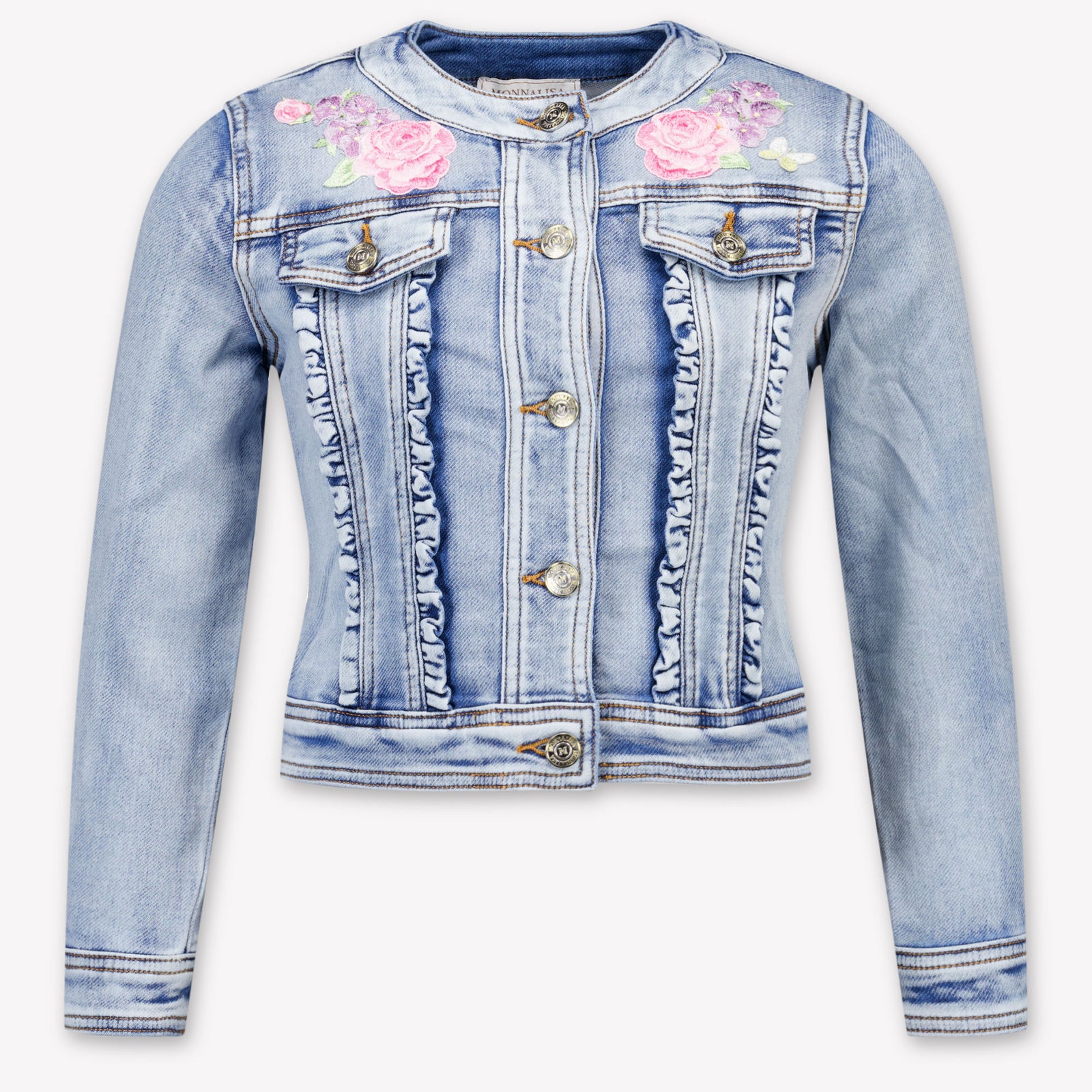 MonnaLisa Bambini Ragazze Giacche di jeans dentro Blu