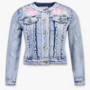 MonnaLisa Bambini Ragazze Giacche di jeans dentro Blu