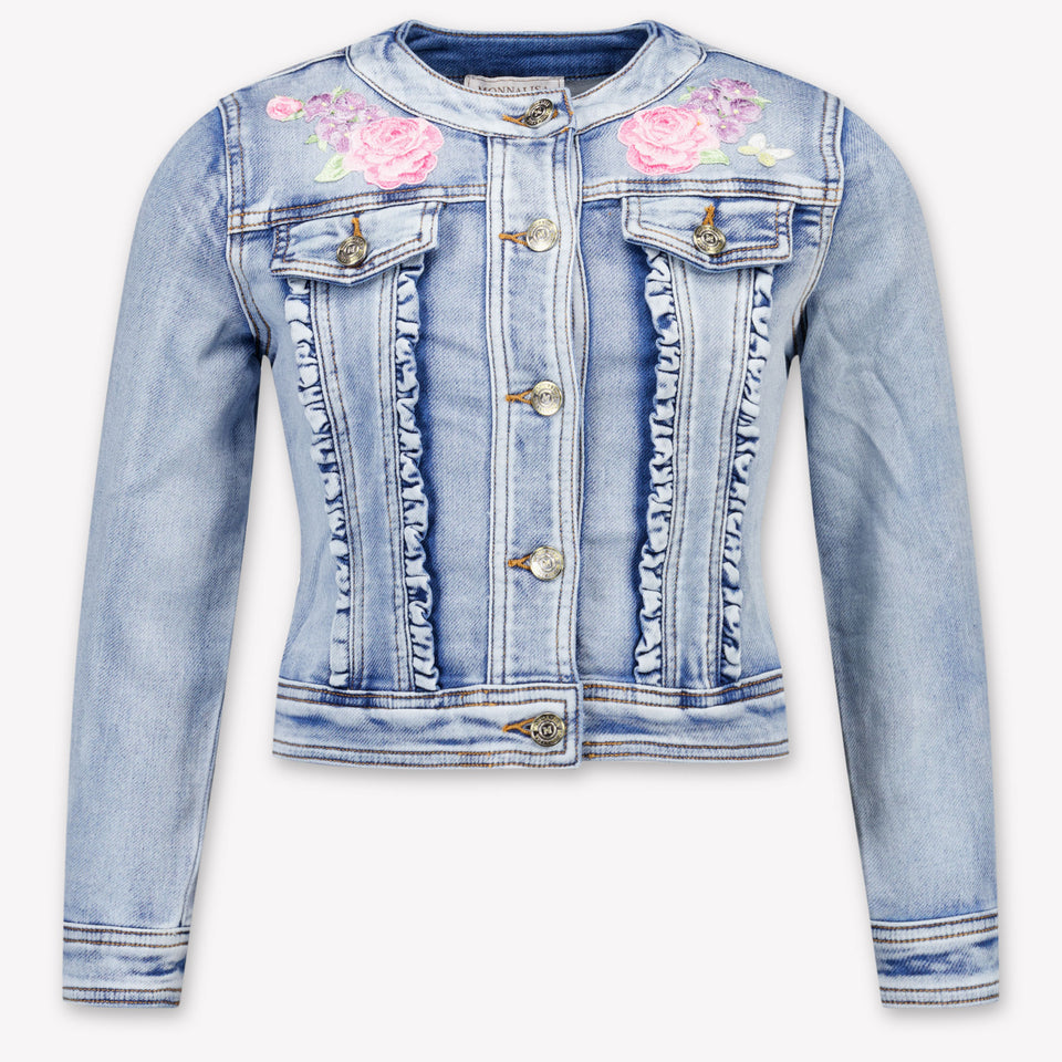 MonnaLisa Bambini Ragazze Giacche di jeans dentro Blu