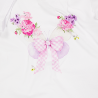 MonnaLisa niños Chicas Camiseta adentro Blanco