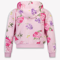 MonnaLisa Bambini Ragazze Cardigan dentro Rosa Chiaro