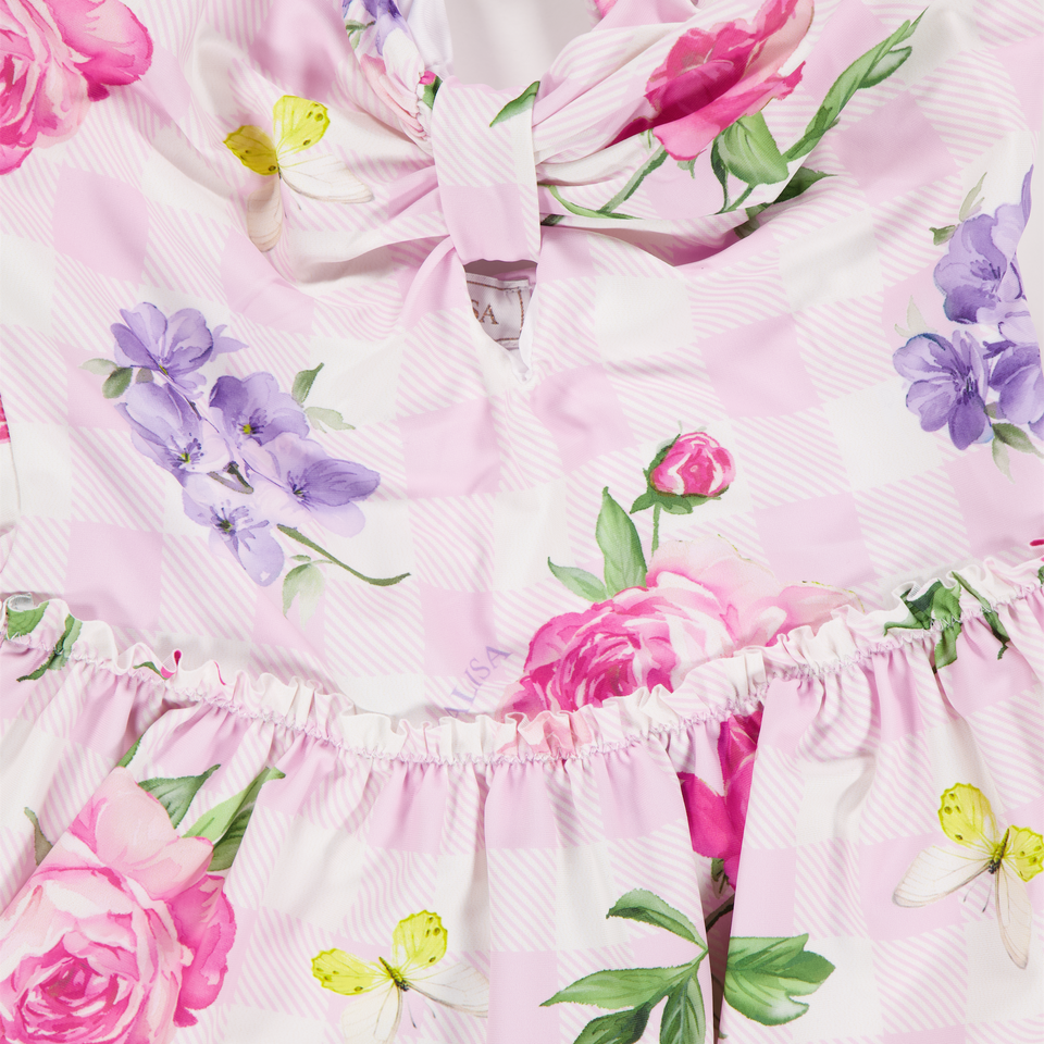 MonnaLisa Enfants Filles Maillots de bain Rose