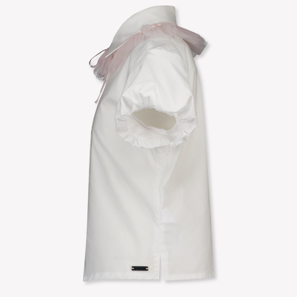 MonnaLisa Bambini Ragazze Camicetta dentro Bianco