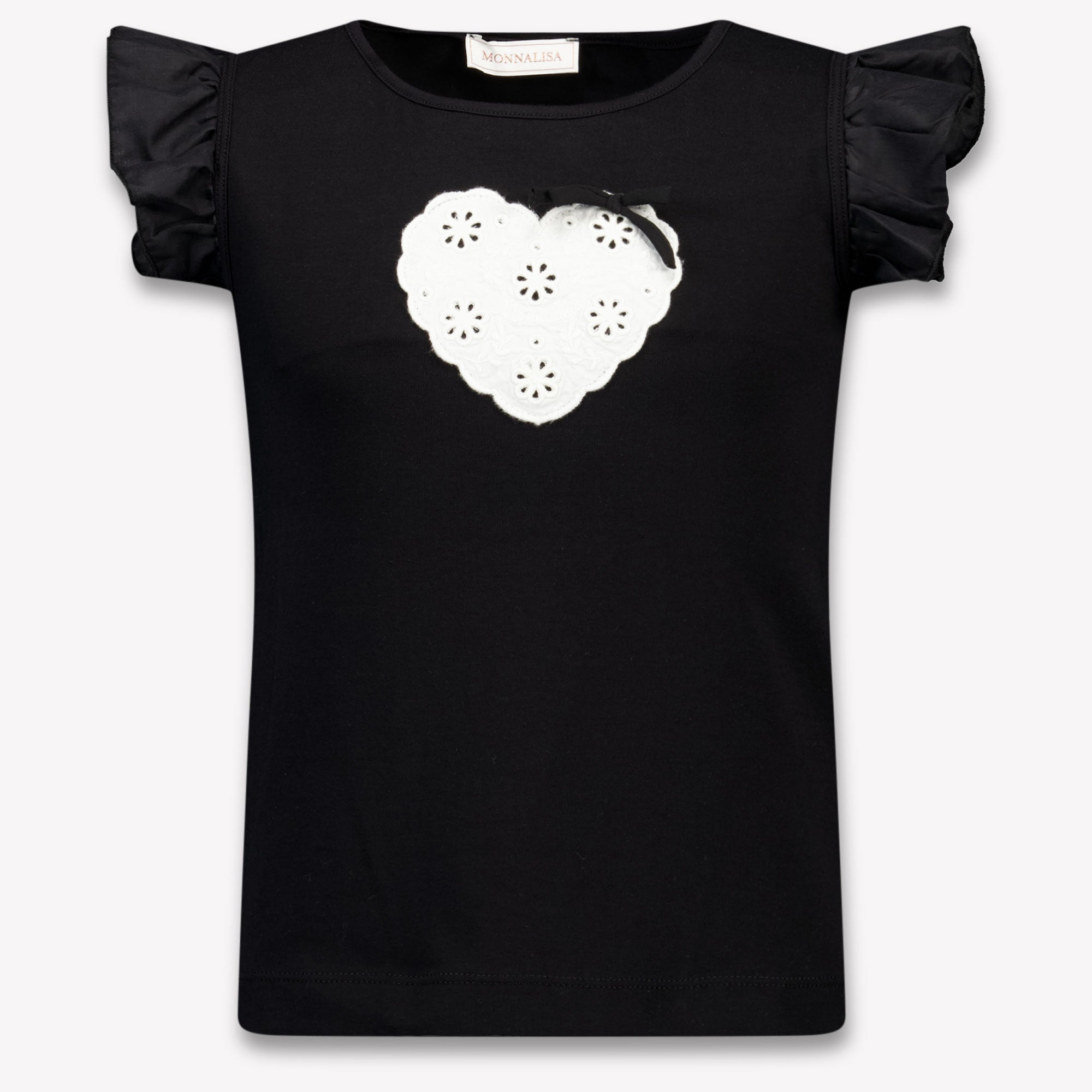 MonnaLisa Kinder Mädchen T-Shirt In Schwarz