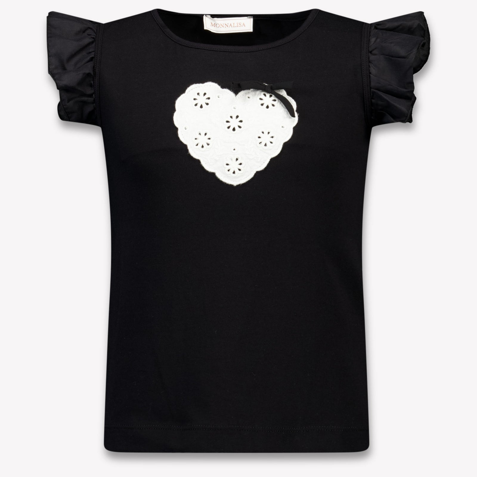 MonnaLisa Kinder Mädchen T-Shirt In Schwarz