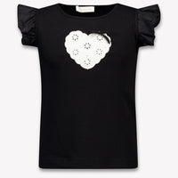 MonnaLisa Kinder Mädchen T-Shirt In Schwarz