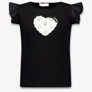 MonnaLisa Kinder Mädchen T-Shirt In Schwarz