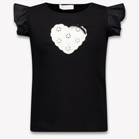 MonnaLisa Kinder Mädchen T-Shirt In Schwarz