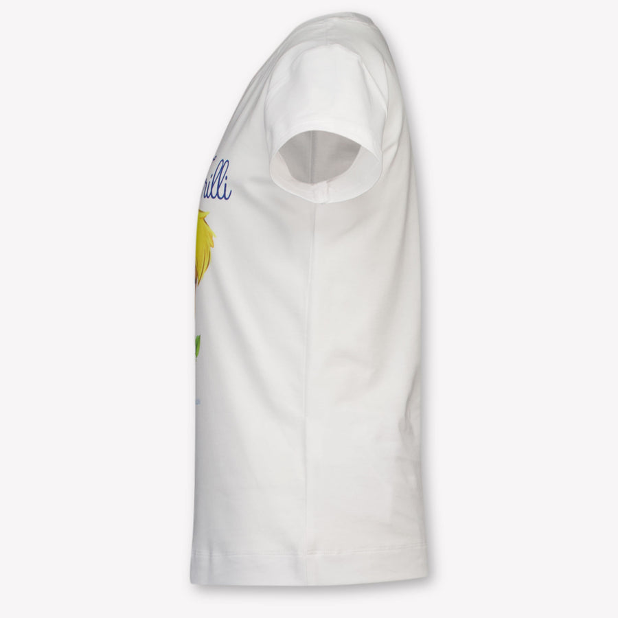 MonnaLisa Kinder Meisjes T-Shirt In Wit