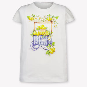 MonnaLisa Kinder Mädchen T-Shirt In Weiß