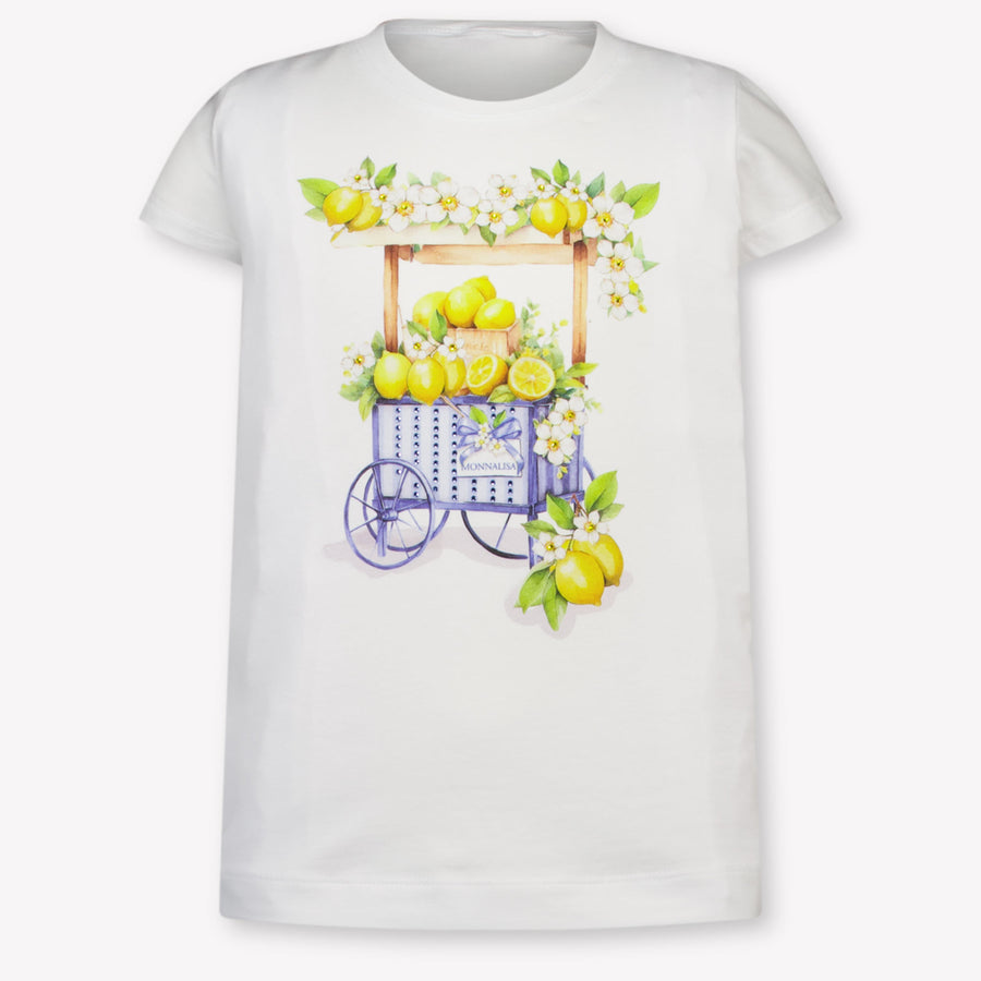 MonnaLisa Kinder Mädchen T-Shirt In Weiß