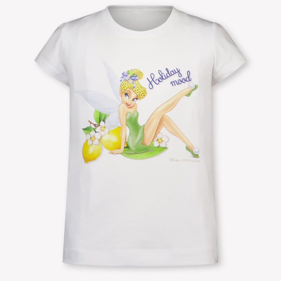 MonnaLisa Enfants Filles T-shirt dans Blanc