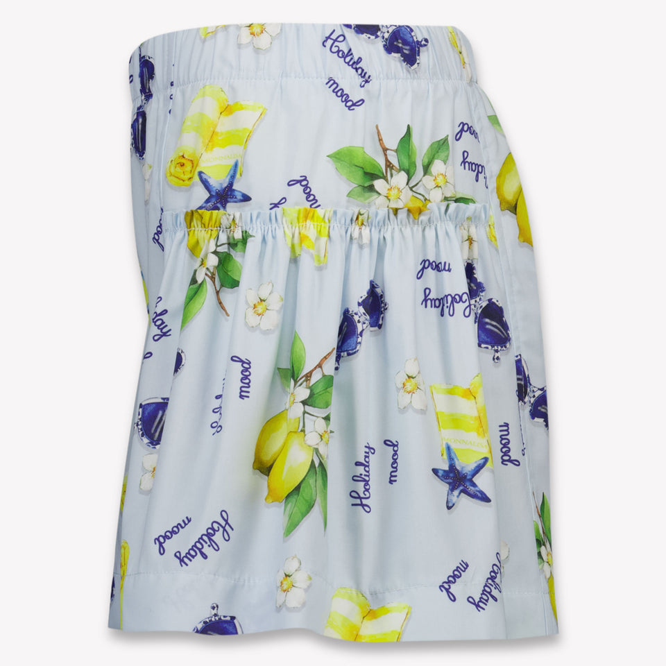 MonnaLisa Enfants Filles Short dans Bleu Clair