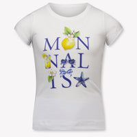 MonnaLisa Kinder Mädchen T-Shirt In Weiß