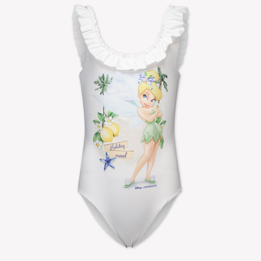MonnaLisa Kinder Mädchen Bademode In Weiß