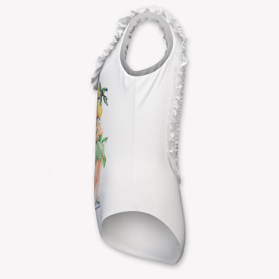 MonnaLisa Enfants Filles Maillots de bain Blanc