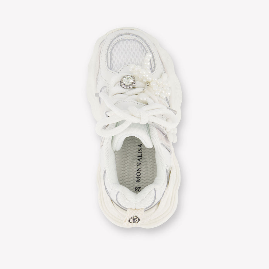 MonnaLisa Filles Baskets dans Blanc