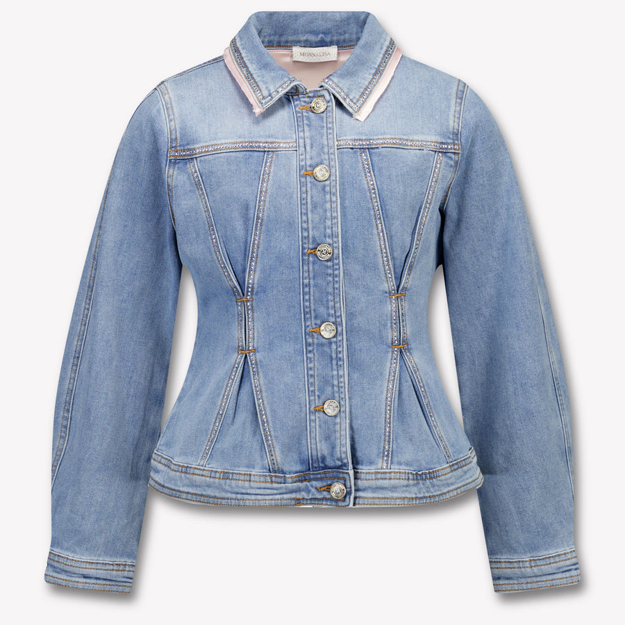 MonnaLisa Bambini Ragazze Giacche di jeans dentro Blu