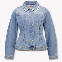 MonnaLisa Enfants Filles Vestes en jean Bleu