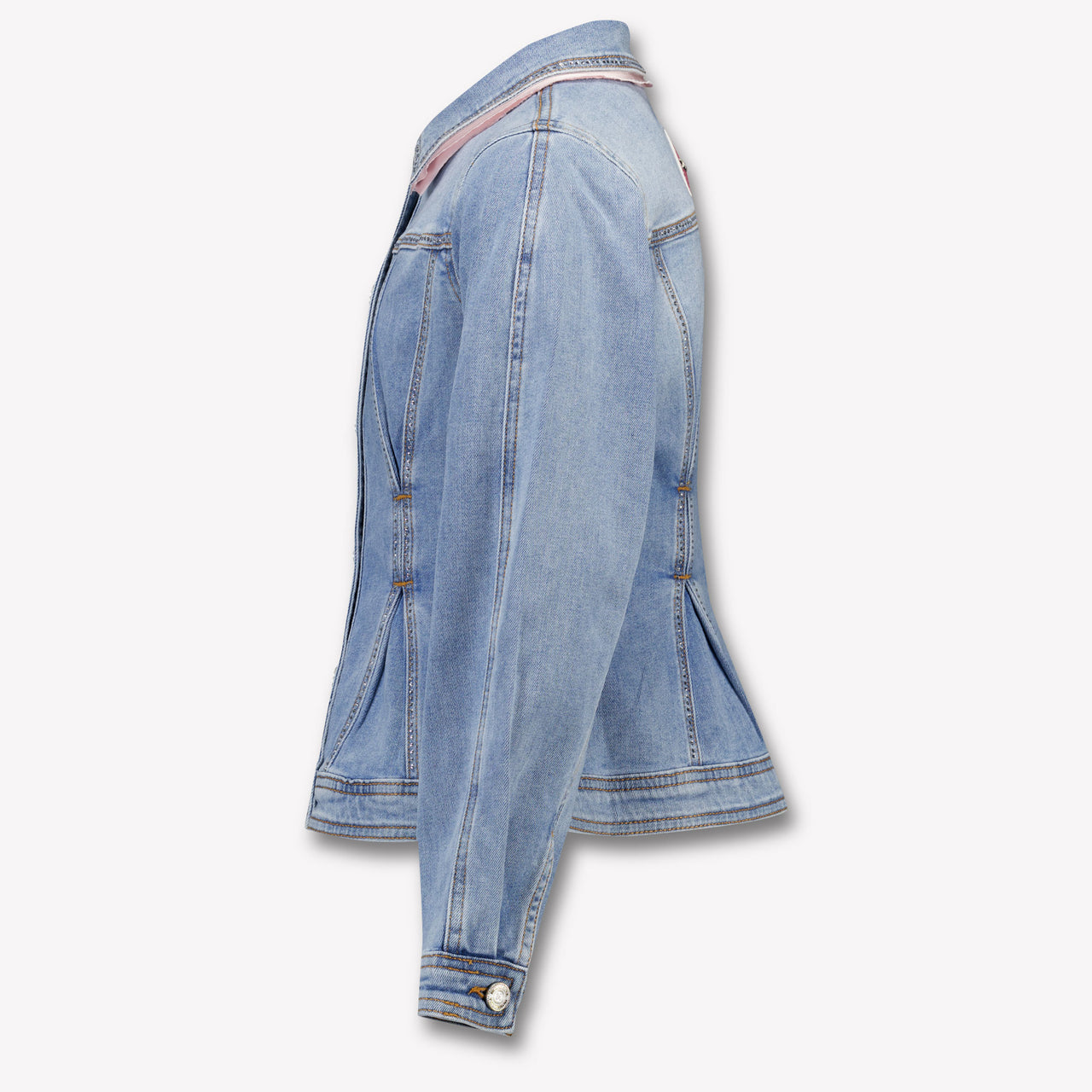 MonnaLisa Enfants Filles Vestes en jean Bleu