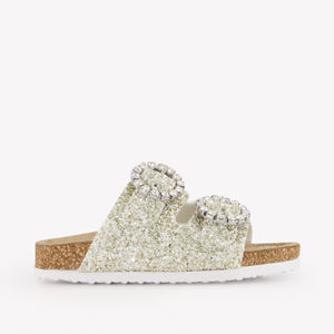MonnaLisa Girls Flipflops In Gold