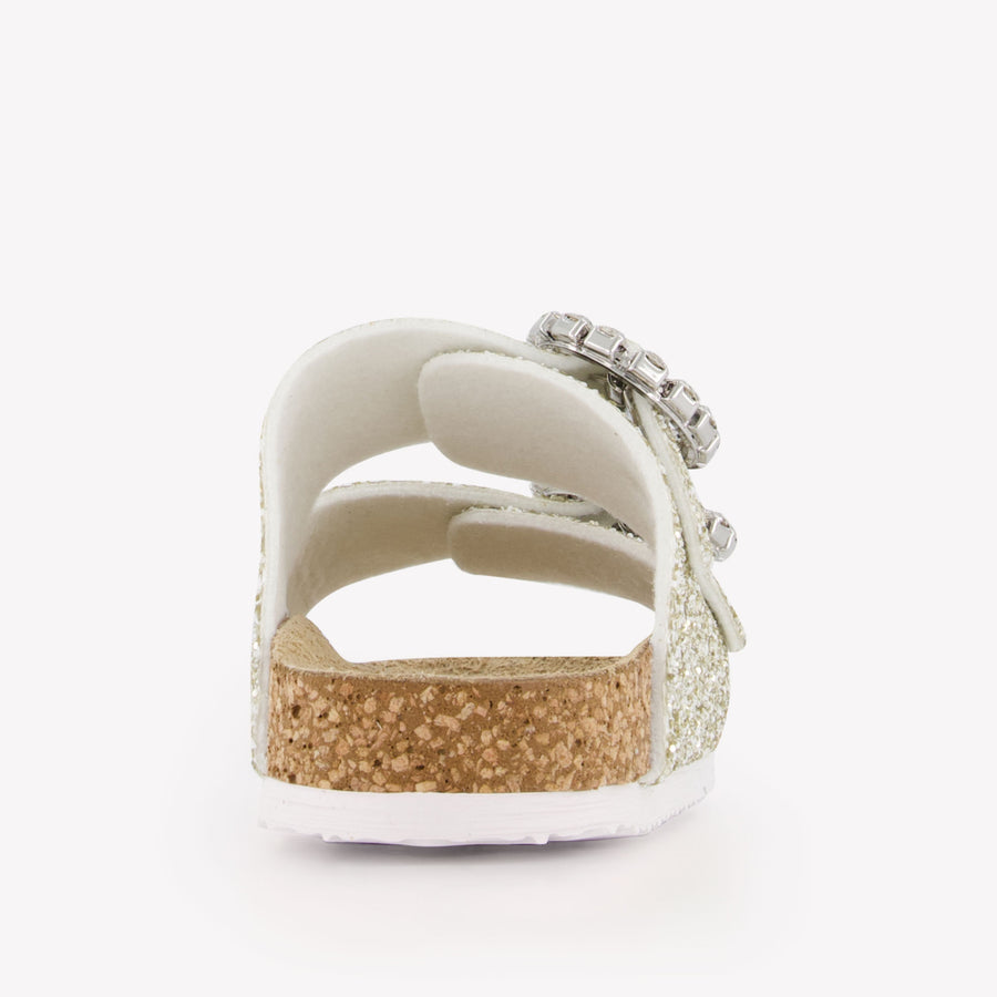 MonnaLisa Girls Flipflops In Gold