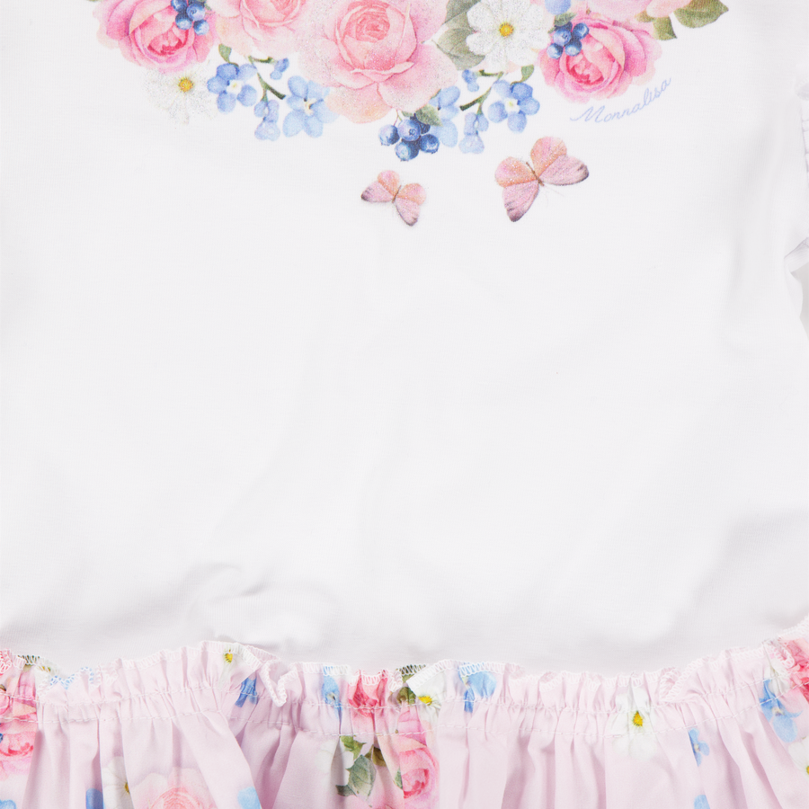 MonnaLisa Bébé Filles Habillez-vous Rose Léger