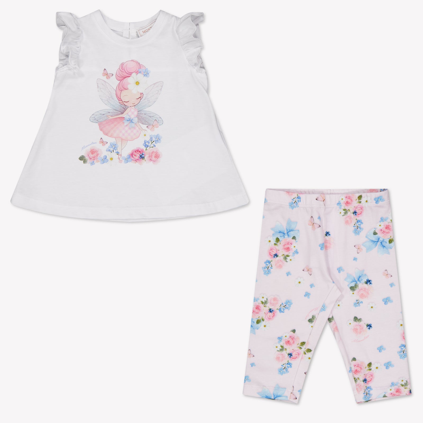 MonnaLisa Baby Girls Set In Light Pink