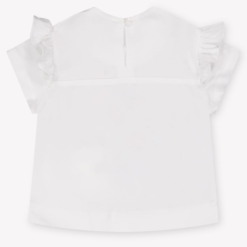MonnaLisa Bébé Filles T-shirt dans Blanc
