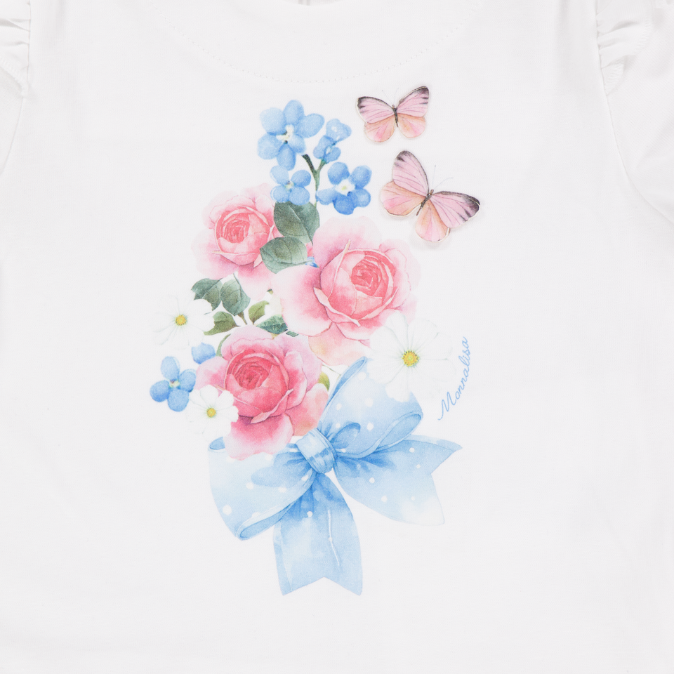 MonnaLisa Bébé Filles T-shirt dans Blanc